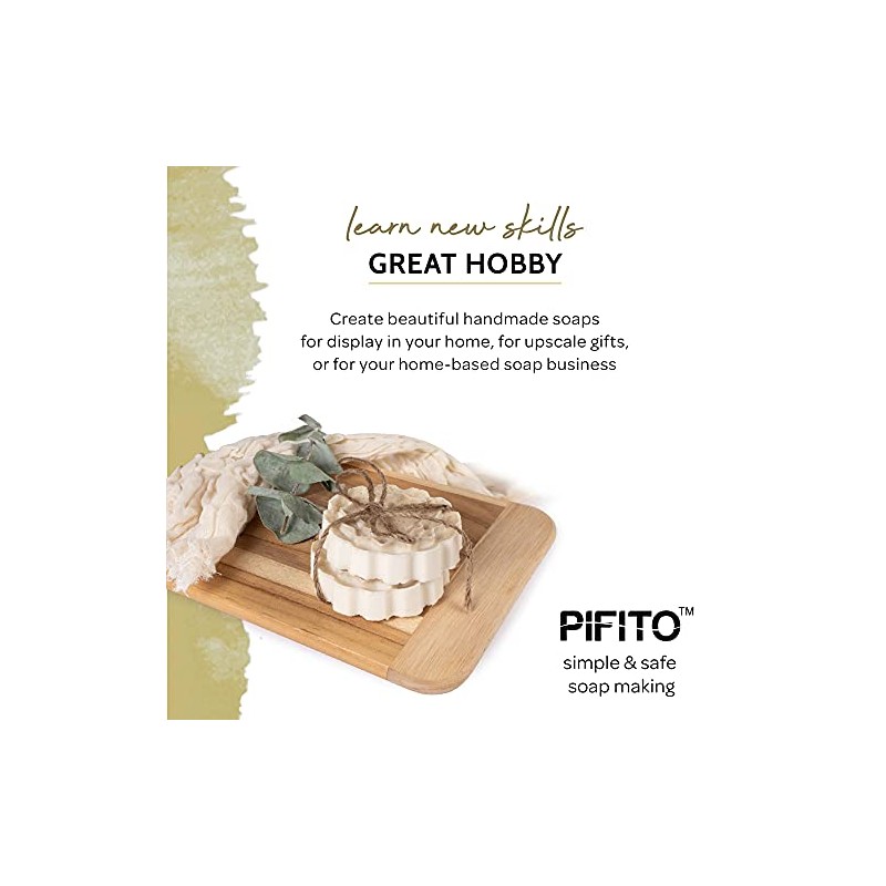 Pifito Premium - Base de jabón para derretir y verter