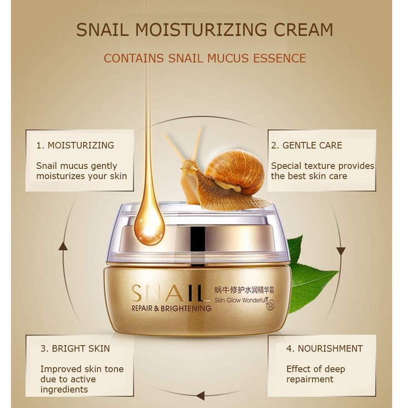 BIOAQUA SNAL Repair Whitening & Brightening Cream Skin Glow Wonderful