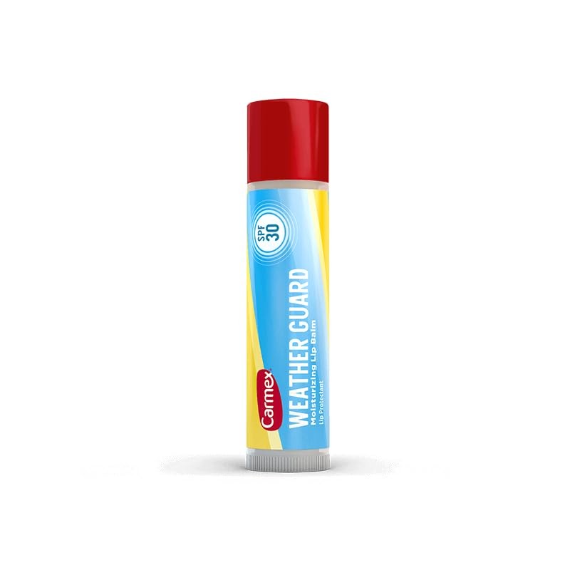 Carmex Weather Guard - Bálsamo labial hidratante en barra, protector