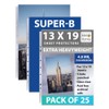13 x 19 Sheet Protectors, Extra Heavyweight, Glass Clear, Acid