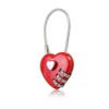 Mini Love Heart Lock,Red Heart Padlock, Mini Code Lock,Padlocks and