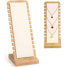 1 Pieza Exhibidor De Joyeria, Exhibidores Para Joyeria De Madera, Exhibidor De Collares Para Ventas Comerciales, Acabado a Domicilio y Viajes, Adecuad