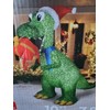 holiday time 10ft T-Rex Dinosaur Christmas Inflatable NEW Present Holiday