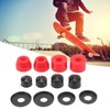 Jenngaoo Skateboard Bushings Set, 12 Accessories, PU Cushioning, 90A Skateboard