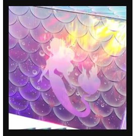 3Pcs Mermaid Iridescence Plastic Tablecloths,Mermaid Laser Table Cloths Holographic Foil Disposable Table Cover for Girls Birthday Wedding Disco Holiday Mermaid Themed Party Decorations 54 x108 inch