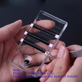 ATOMUS Eyelash Separator Pallet Glass Palette Glass False Lashes Glue Pallet Holder for Eyelash Extensions 10 cm x 5 cm x 1 cm