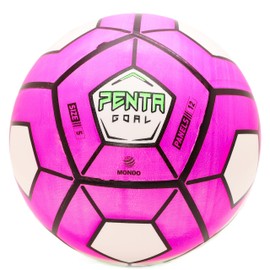 Toyland® 9 inch Pink & Green Penta Goal Football - Size 5 - Outdoor Sports Toy