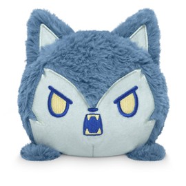 TeeTurtle Reversible Wolf and Werewolf 4" Plushie - RPG Collection - Kawaii Cute Soft Stuffed Animals