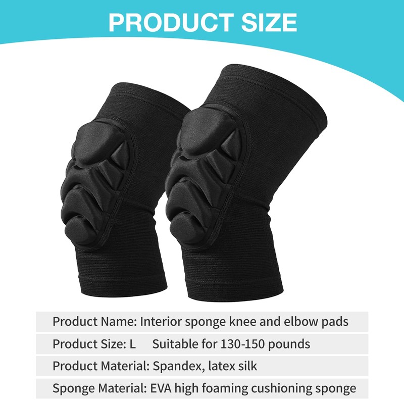 XdealCozyxc Knee Pads Work, 20MM Thickened EVA Foam Kneepads for