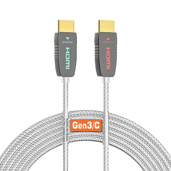 RUIPRO 8K Fiber Optic HDMI Cable 48Gbps 8K60Hz 4K120Hz Dynamic