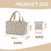1 Storage Bag with Floral Pattern and 1 Mini Storage