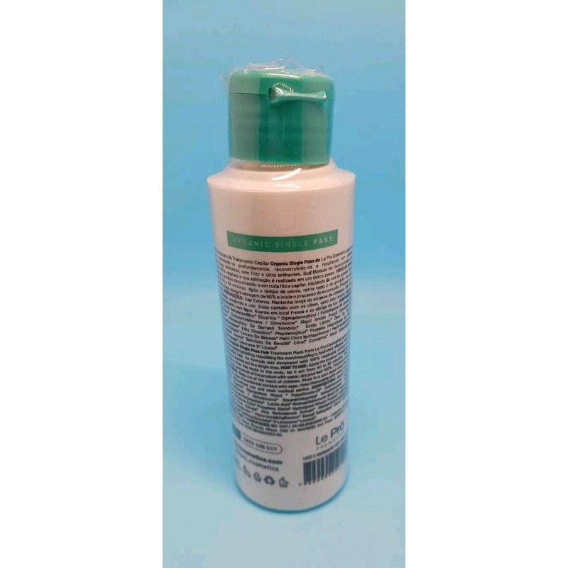 Le Pro Organic Single Pass Hair Treatment Mask 3.7floz Exp:1/25