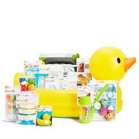 Munchkin White Hot Duck Tub Gift Basket - Bathtub Play Set