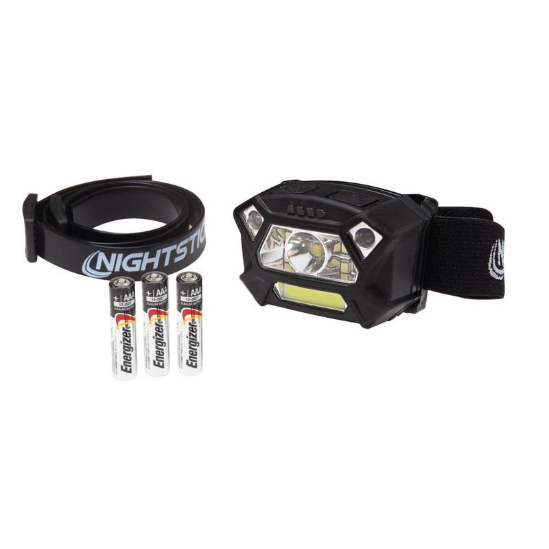 Nightstick NSP-4400B Dual-Light Headlamp w/Motion Sensing Activation - 3 AAA