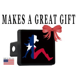 Rogue River Tactical Texas State Flag Trailer Hitch Cover Plug US Patriotic Lone Star State TX Sexy Cowgirl