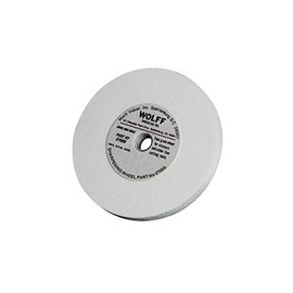 Wolff Twice as Sharp and Ookami Gold - Professional & Industrial Honing, Diamond, & Polishing Wheels. 5" Wheels fit Wolff Scissor Sharpening Machines (White Sharpening Wheel)