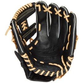 ZETT BJGB74430 Boys Soft Grab, For All Round, Black x Pastel Brown, For Right Throwing, Size: M