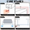 28 Pcs Rooftop Tent Mounting Hardware Set Roof Rack Brackets,