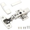 Furniware 6 Pieces Cabinet Hinges with Soft Close Cabinet Hinge