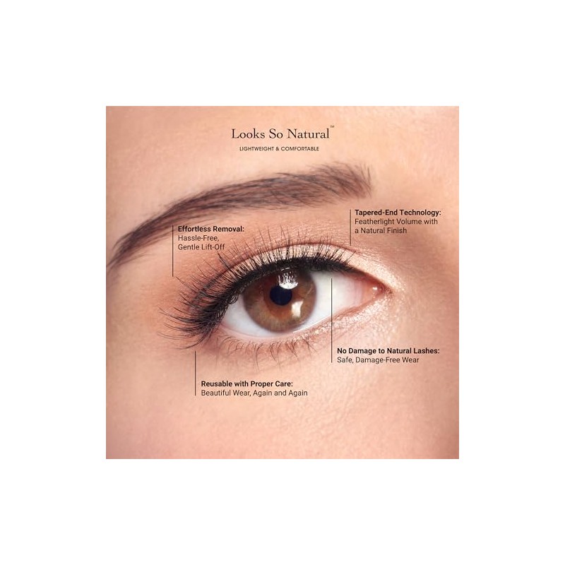 Kiss Products No. 05 Ever EZ Lashes, 10 Count