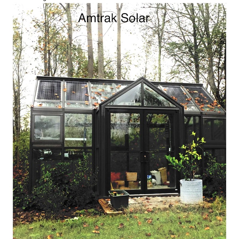 Amtrak Solar 12" DC Plastic Fan with On/Off Switch