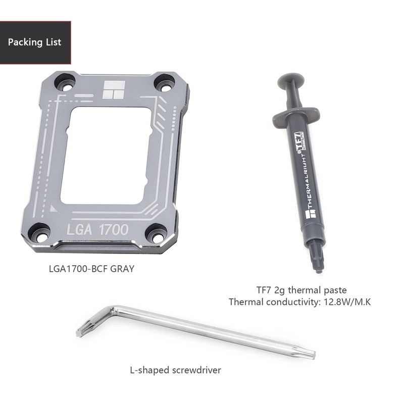Thermalright Intel12th 13th Generation LGA1700 Anti-Bending Buckle,Curved Pressure Plate,CPU Fixing