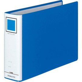 Kokuyo mass documents and long-term storage for pipe type file pieces Opening B5 side , Blue