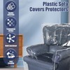 Heavy Duty Plastic Armchair Recliner Cover Pets Clear Cat Scratching