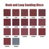 LEONTOOL 2 Inches Hook and Loop Sanding Discs 240 Grit
