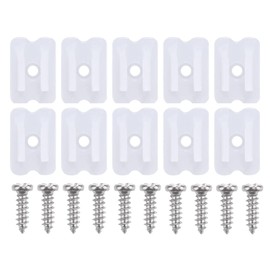 iNextStation Neon LED Accessories 10pcs led neon mounting Clips and 10pcs sxrews