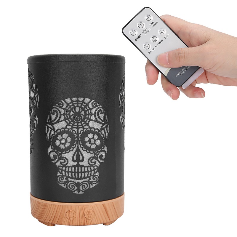 Essential Oil Diffuser Portable Remote Control Aroma Diffuser LED Light
