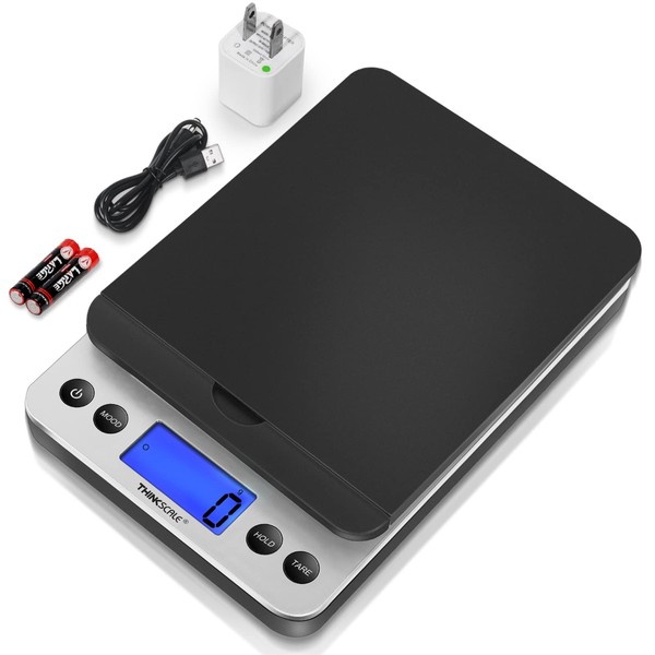 THINKSCALE Shipping Scale, 86lb Postal Scale with Hold and Tear