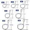 FishTrip Fishing Inline Single Hooks - 25pcs in Line Hooks