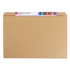Smead File Folder, Reinforced Straight-Cut Tab, Legal Size, Kraft, 100 Per Box (15710)