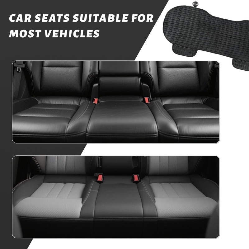Gdnecad Car Front Seat Cover, Anti-Slip Bottom Auto Seat Cushion