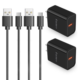 2-Pack 10FT USB C Wall Charger for Motorola TurboPower, Moto G Power 5G 2025 2024, G Stylus, One 5G UW Ace, Edge 5G UW,G100, G Play, Edge+ 2022/2023, Edge Plus 5G UW 2022, Razr Charging Cable Cord