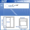 Wintcomfort Portable AC Window Seal Kit with Leaf Screen, Drawstring