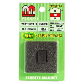 WAKI マグネット異方性 角 16X12X2mm FMG-010