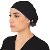 BEE ON Gorro médico Color Negro para Mujer y Hombre