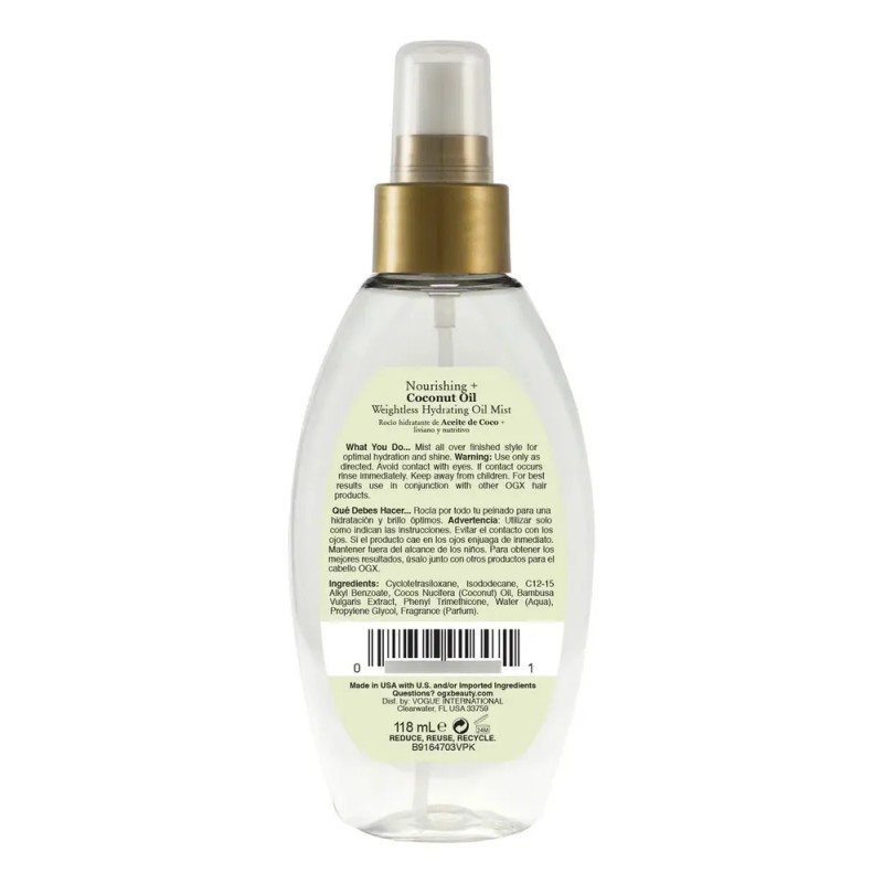 Ogx Aceite de Coco Para Cabellos Deshidratados