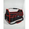 19"Open Tool Tote Collapsible bag with Shoulder Strap Portable Waterproof