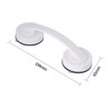 Ipetboom Shower Grab Bars with Powerful Suction Cup Punch Support