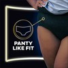 Always ZZZ Overnight Disposable Period Underwear for Women, Large, 360°