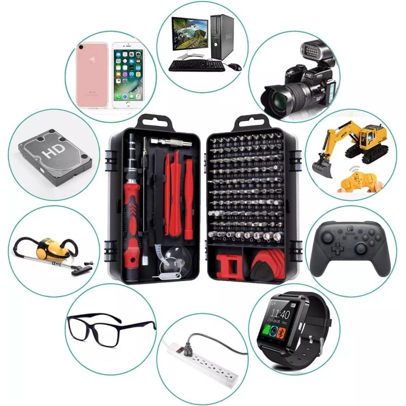 Wnatn Kit De Herramientas Y Destornilladores De Precisión 119 En