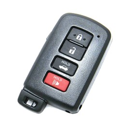 OEM Electronic 4-Button Smart Key Fob Remote Compatible with Toyota (FCC ID: HYQ14FBA, P/N: 89904-06140)