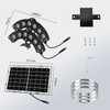 Flag Pole Light Solar Powered 6000K Brightest Solar Flag Pole
