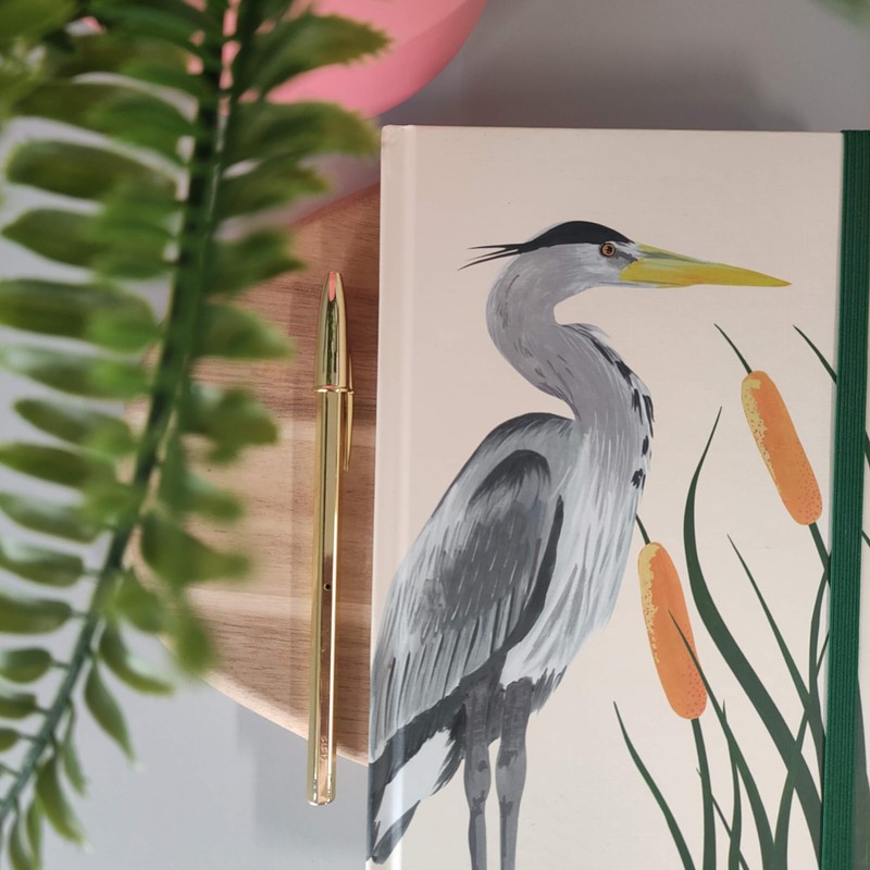 The Art File - Heron Notebook - NTB03