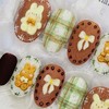 Cozy matte handmade nail tips - Square L / 포근한