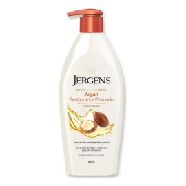 Crema Corporal Jergens Argán Restaurador Profundo Humectante, 400 Ml