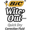 BIC® Wite-Out® Quick-Dry Correction Fluid, 20 mL Bottles, White, Pack